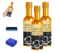 Instant Car Exhaust Handy Cleaner, Catalytic Converter & Fuel System Cleaner, Exhaust Pipe Carbon Removal Cleaner, Engine Carbon Cleaner for Performance Optimization (3pcs)