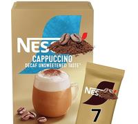 Instant Coffee 7 Sachets Pack Range - Just Add Hot Water | Café Style Coffee at Home (Cappuccino Decaf Unsweetened Instant Coffee 7 Sachets)