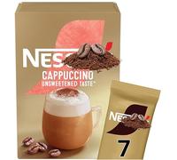 Instant Coffee 7 Sachets Pack Range - Just Add Hot Water | Café Style Coffee at Home (Cappuccino Unsweetened Instant Coffee 7 Sachets)