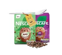 Instant Coffee Bundle Which Includes: 2x Mocha Sachets : 1x Quality Street Green Triangle & 1x Aero Peppermint (7 instant coffee sachets each) Bundled With 1 x Coffee Spoon by Donny & Dev