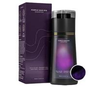 Instant Colour Shampoo,Hair Color Shampoo,Hair Dye Shamp/oo 3 in 1,Gentle Formula for Gray Ha/ir Coverage,Easy to Use,Plant-Based Instant Dye,Long-Lasting,Herbal Ingredients,Quick and Easy,Purple