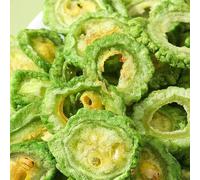 Instant Crispy Bitter Melon Chips, Healthy Vegetable Chips, Natural Dried Bitter Melon, Freeze-Dried Vegetables, Ready-to-Eat Snack, Sugar-Free Vegan, Delicious Office Snack, Snack Gift Pack (1 pack)