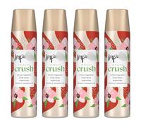 Instant Crush Body Spray 75ml x Pack of 4 - Stay Fresh and Sweet Smelling - a Fine Fragrance Inspired by Orchid & Sandalwood