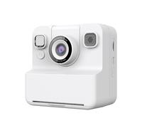 Instant Digital Camera Thermal Printing 12MP 1080P Full HD, White