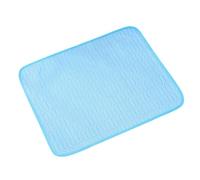 Instant Dog Mat - Ice Silk Self Pad, Machine Washable Pet Bed for Crate/Car/Floor Use, Chill Tech -Slip Pad for Indoor Outdoor Summer (A, XXL)