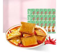 Instant dried tofu, spicy dried bean curd, spicy gluten, Chinese latiao, Barbecue flavor tofu, mixed flavor dried bean curd, leisure snacks, spicy snack pack, spicy sticks (Mixed flavors,30 packs)