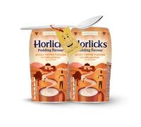 Instant Drink Bundle Which Includes: 2x Horlicks Instant Malted Drinks Sticky Toffee Pudding Flavour (270g each) │Toffee Malted Milk Powder │ Bundled With 1x Stainless Little Spoon by Donny & Dev