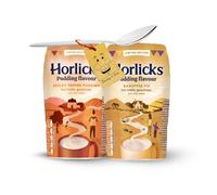 Instant Drink Bundle Which Includes: Horlicks Instant Malted Drinks (270g of each) │1x Banoffee Pie Pudding Flavour │ 1x Sticky Toffee Malted Milk Powder │ & Little Spoon by Donny & Dev