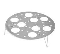 Instant Egg Rack, Stackable Steam Rack | Stainless Steel Steam Rack, Detachable Base Cooks 9 Eggs, Stackable Steamer Rack for Pressure Cooker Accessories