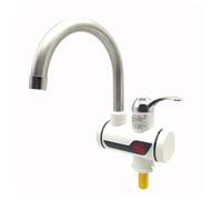 Instant Electric Shower Water Heater - 3000W Hot Faucet Kitchen Tap - 3S Rapid Heating - Cact Design - Energy Efficient - White