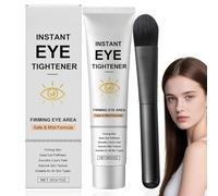 Instant Eye Tightening Cream&Serum,Temporary Eye Tightener for Dark Circles,Puffy Eyes&Wrinkles,Anti-Aging Under Eye Cream with Brush for Face&Eyelid Lift,Skin Tightening Treatment for All Skin Types