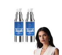 Instant Face Lift Serum with Peptides - Temporary Face Tightening & Lifting Cream - Reduces Appearance of Fine Lines & Wrinkles - For Under Eye Bags & Neck Firming - Daily Moisturizer (2 Bottles)