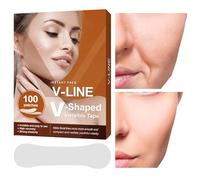Instant Facelift Tape - 100pcs Invisible Face Lift Patches | Face Lift Tape Invisible For Double Chin, Instant Face Lift Sticker, Face Lifting Tape, Face Lift Tape Invisible For Double Chin