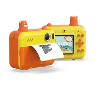 Instant Film Camera, 8MP Front and Rear Cameras, Selfie Mode, Burst Mode, Loop Playback, MP3 Player, Festivals and Special Occasions, Educational and Interactive Camera (Yellow)