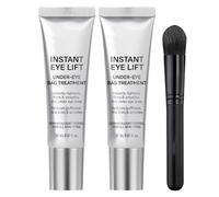 Instant Firm Temporary Eye Tightener With Brush, Eye Tightening Cream Instant Skin Tightening Cream For Face & Eyes Perfection Eyes Tightener Instant FirmX Ey/e Instant Ey/e Bag Tightener 2Pcs (1)