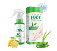 Instant Foot Spray 100ml, Foot Peeling Spray With Tea Tree Oil Peele Foo/t Sprays Peele Instant Foo/t Peeling Sprays Athletes Feet Spra/y Dead Skin Exfoliator Remove Dead Skin in Seconds (1, One Size)