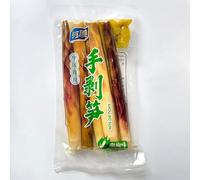 Instant Fresh Pickled pepper Crispy Bamboo shoots,hand peeled bamboo shoots,mountain pepper bamboo shoots,pickled vegetables,spicy chinese snack gift pack,spicy strips (Mountain pepper400g,1pack)