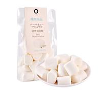 Instant fruit cotton candy, delicious marshmallow, orange strawberry gummies, mixed soft sugar gift package, wedding candy, substitute breakfast bread, biscuits, Dim sum (Vanilla,1 bag)