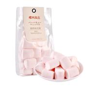 Instant fruit cotton candy, delicious marshmallow, orange strawberry gummy candy, mixed soft candy gift package, wedding candy, substitute breakfast bread, biscuits, Dim sum (Strawberry,2 bags)