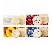Instant fruit flavored Yogurt cake, Harbin specialty original cheese ice cream, milk sugar 40g, traditional handmade milk cake, healthy fruit biscuits, candy gift package, (4 Flavor Mix,16pcs)