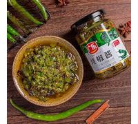 Instant garlic Chili sauce and paste 260g/can, original chopped Chili sauce and paste, Chinese leisure snacks, noodles sauce, hot pot dip, seasoning sauce (Roasted chili flavor,1can)