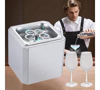 Instant Glass Chiller with LED Light, CO2 Powered, 4-6 Seconds/Cup, for Wine, Cocktail, Champagne, Juice, Bar, Restaurant, Home Kitchen