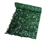 Instant Green Privacy Fence | 50x300cm Artificial Leaf Hedge Wall Panel PP Polyester Vine Ivy Trellis Screening Privacy Screen Garden Balcony Patio Backyard Indoor Outdoor Decorative Fence Cover