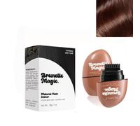 Instant Hair Color Stick, Root Touch Up Hair Powder, Waterproof and Sweatproof for Quick Touch, Temporary White Hair Concealer Comb For Bald Spots Edges Elderly Travel Scalp (Coffee)