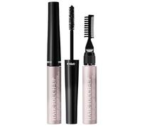 Instant Hair Root Touch-Up Stick Magic Color Black Cover - Quick-Drying Semi Permanent Beard Dye Dark Roots Retouch Temporary Hair Mascara Spray Powder Men Non-Sticky Formula Long-Lasting (Black)