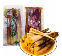 Instant hand peeled bamboo shoots 200g/400g/pack，Pickled pepper Crispy Bamboo shoots,spicy chinese snack,fresh mountain pepper bamboo shoots,spicy strips (Mix and Match Taste200g/Pack,3 pack)
