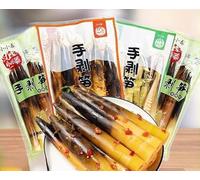 Instant Hand Peeled Bamboo Shoots,500g/pack,chinese Snack Food,Fresh Mountain Pepper Crispy Bamboo Shoots,Pickled Vegetable,spicy Strips,Kimchi,Hot and Sour Tender Vegetable (Hot and Spicy,2pack)