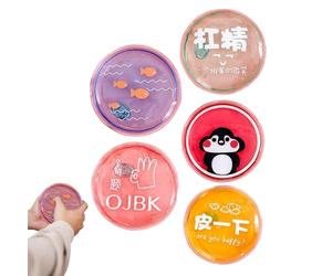 Instant Hand Warmer, Instant Reusable Hand Warmer Pad, Multi-coloured, Long Lasting Click Gel Warmers, Hot Pad for Bag Backpack Pocket
