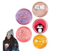 Instant Hand Warmer- Winter -Heating Iron Hand Warmer, Reusable Gel Heating Pad, Portable Heat Pack, Long Lasting Click Gel Warmers, Instant Hot Pad For Bag Backpack Pocket 8x8cm/3.14x3.14 Inch