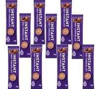Instant Hot Chocolate Drink Sachet 28g - Rich, Creamy & Smooth - Quick & Easy to Make - Perfect for Home, Office, or On-the-Go - Cdb (Pack of 10)