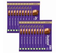 Instant Hot Chocolate Sachet 28g x 20 - Rich & Creamy Hot Cocoa Drink - Just Add Hot Water - Single-Serve for Travel Work Office On-the-go with Welari Thank You Card | (20 Pack)