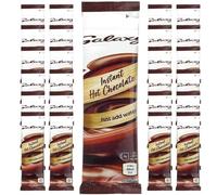 Instant Hot Chocolate Sachet Drink Powder 25g Stick x 24, Frothy Beverage Compatible with Galaxy Chocolate Range for Commercial Catering Hospitality with Welari Thank You Card | (24pack)
