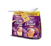 Instant Hot Chocolate Sachets Bundle Which Includes: 2x Mokate Hot Choc 180g | 1x Salted Caramel & 1x Milky (10 drinking chocolate powder each) Bundled with 1x Stainless Little Spoon by Donny & Dev