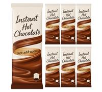 Instant Hot Chocolate Sachets x 10 (25g Each) - Individually Wrapped for Airbnb, Travel, Short Stays & Camping - Frothy, Chocolatey Drink - Hospitality Favourite - WoodzyCo Exclusive