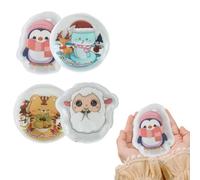 Instant Hot Packs, Pocket Warmers | 4 Pack K Hand Warmer,Reusable Hand Warmers with Penguin Pattern Long Lasting Pocket Hand Warmer for Cold Weather