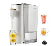 Instant Hot Water Dispenser, 2100W Fast Heating Water Boiler with 1.2L Detachable Tank, 5 Temp Settings 200/300ml Volume Control, Child-Safe Lock for Home Office Kitchen Travel