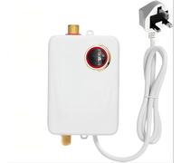 Instant Hot Water Heater Under Sink,3500W Mini Electric Tankless Hot Water Heater for Shower with LCD Display,Tankless Heating Element Water Heater with Energy Efficient Supply System