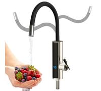 Instant Hot Water Tap 220V 3000W Electric Water Heater Tap Supply Hot and Cold Water with LED Digital Display 360° Rotatable Faucet for Home Kitchen Sink