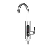 Instant Hot Water Tap, 3000W Electric Water Heater Tap with Digital Display, 360° Rotatable, Stainless Steel Fast Heater Faucet, Cold Hot Mixer Faucet for Kitchen Bathroom