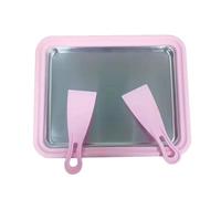 Instant Ice Cream Maker Ice Cream Rolled Machine for Gelato Sorbets Pink, 26x21x3.2cm