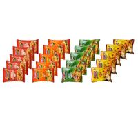 Instant Indomie Noodles - Pick Or Mix Any 20 Packs From Chicken Flavour, Onion Chicken, peppersoup And Fried Oriental Flavour - Original Nigerian Noodles, Imported By Vabe UK