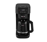 Instant Infusion Brew Automatic Filter Coffee Maker 24 Hour Programmable Coffee Machine, Glass Carafe, Digital Display - Keep Warm Function, 4-12 cup Customisable Brewing, Black