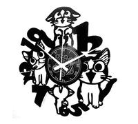 Instant Karma Clocks | Cat Wall Clock with Whimsical Numbers | Playful Kitty Design | Silent Quartz Movement | Perfect for Cat Lovers and Fun Interiors