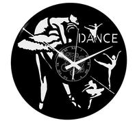 Instant Karma Clocks | Classical Dancers Wall Clock - Silent No-Ticking - Perfect for Bedroom, Office, Studio, Kitchen, Living Room | Modern Design Unique Decoration