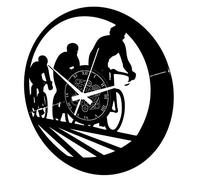 Instant Karma Clocks Wall Clock Mountain Bike Bicycle Tour De France Cycling Mountainbike, Aluminium