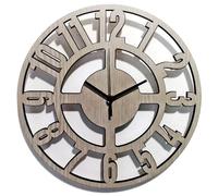 Instant Karma Clocks | Light Wood Geometric Wall Clock - Minimalist Design - Silent Non-Ticking Decor - Handmade Gift for Modern Home